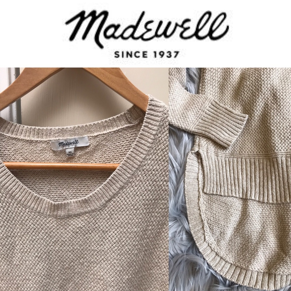 Like New! MADEWELL | Ariel Hi Low Pullover Sweater